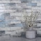 Apollo Tile Sample of Blue Wood Look Glass  11.8"x11.8" Subway Tile APLSRA9901EC50 Sample - alternate 1